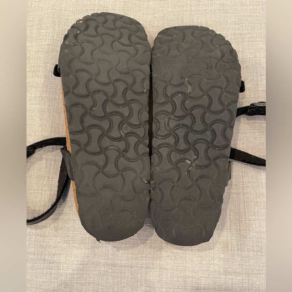 Birkenstock Daloa black criss cross strap sandals women 9 EU 39 GUC - Picture 8 of 9